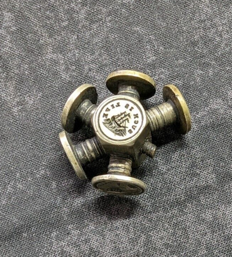 Victorian wax seal wheel - wax, eye