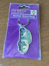 Vintage. VW BEETLE  Classic Car Series  Haynes  Metal Keyring