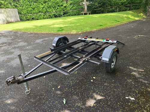 Motorbike trailer - trailer, (triple)
