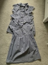 Girls Summer School Dress Bundle x4 Aged 6-7 Years (M&S)