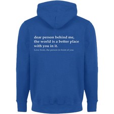 Dear Person Behind Me Hoodie You Are Enough Mental health Sweatshirt Hood