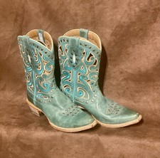 Ariat Paloma Womens Cowboy Western Boots - UK 6.5 - EU 40 - Turquoise- Teal