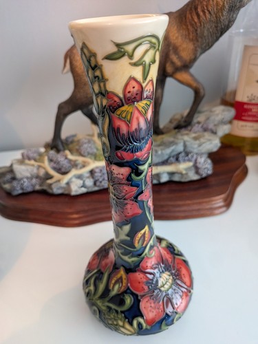 Moorcroft pheasant vase - pheasant, by