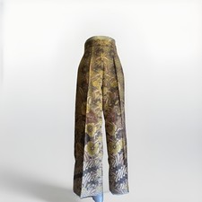 Women's Trouser Suit Size  M  (12) Batik Print Fabric handmade.