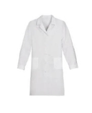 White Adult Lab Wearhouse Coat
