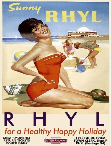 Rhyl british rail retro - ,