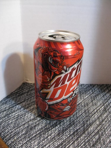 Mountain dew empty can - dew, oz.