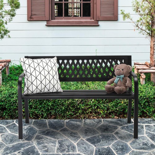 Bench patio chair - 47", metal