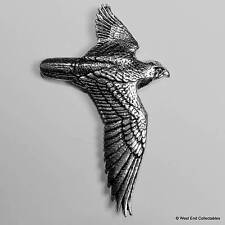 Hawk in Flight Pewter Pin