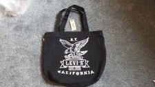 Levi's Black Canvas Tote Bag -