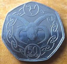 2021 Isle of Man 50p coin -