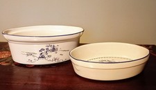 Set Of Heritage Blue & White