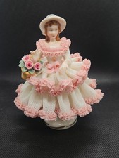 Vintage Dresden Pink/White