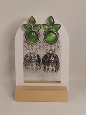Oxidized Silver Plated Jhumka