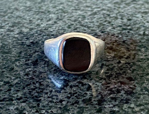 1978 hallmarked silver signet - 1978,