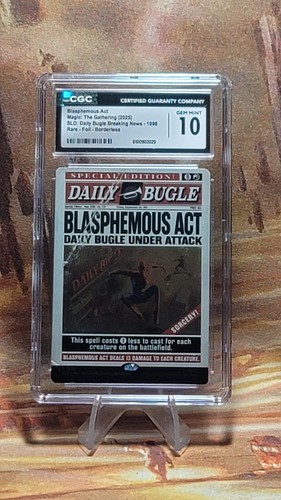 Mtg blasphemous act 1998 foil - act, #1998