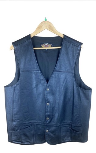 Harley davidson leather vest - harley,