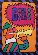 Cyrk trumpet clown - trumpet,