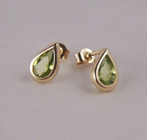 9ct real gold small teardrop - 9ct,