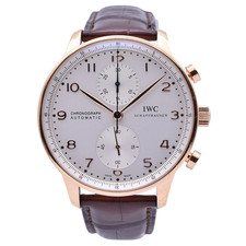 IWC Portuguese Chrono Red Gold 40.9mm 2016 Full Box & Papers IW371480