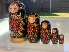 Russian Matryoshka x5 Wooden