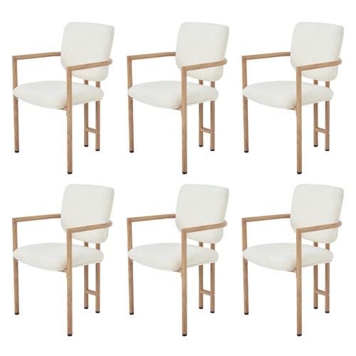 Dining chairs set - of, 6,