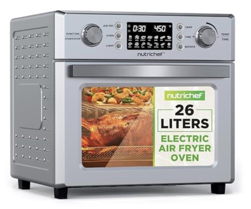 Air fryer oven with rotisserie - fryer,