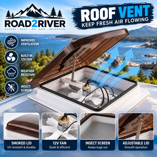 Campervan skylight roof vent - campervan,