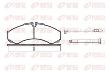 Brake pads Rear Axle 0651.02
