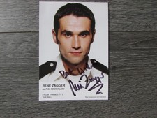 Rene Zagger as PC Nick Klein in the Bill TV Series Original Hand Signed Card