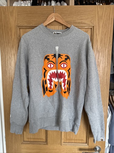 Bape grey sweatshirt - grey,