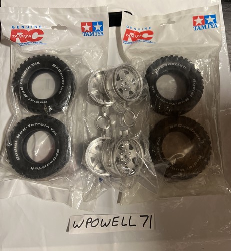 Tamiya tire and 4 wheel - and,