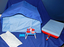 Vintage Sindy Camping Trailer and Tent  & Accessories