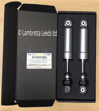 LAMBRETTA BGM PRO F16 SPORT FRONT SHOCK ABSORBER. STEEL GREY FRONT DAMPERS