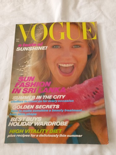 Vintage british vogue magazine - vogue,