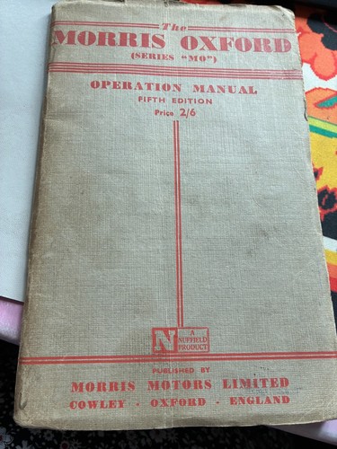 Morris oxford series mo - ,