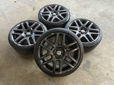 VW HELIOS STYLE 19” 5x112 ALLOY WHEELS + TYRES AUDI SEAT SKODA GOLF CADDY