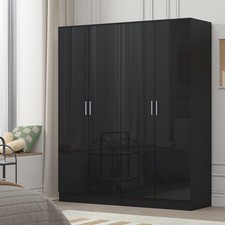 REFLECT Black Gloss Wardrobe