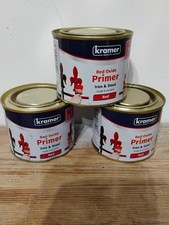 Red Oxide Metal Primer 180ml x3 Tins New Unopened Red Colour