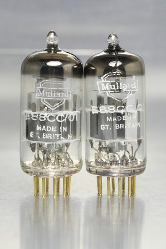 Mullard e88cc valves - mullard, e88cc/01