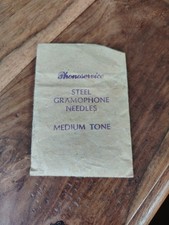Homeservice Vintage Steel Gramophone Needles, Medium Tone