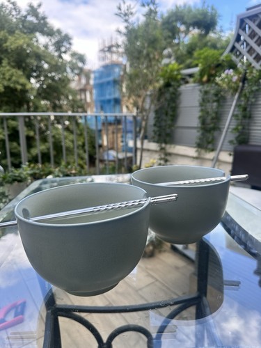 Set ceramic ramen noodle - of,