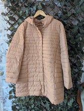 Brand New Sandy Brown Lightweight Puffer Jacket with Hood – Size XL (UK 16