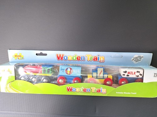 Bigjigs toys wooden play train - play,