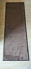Heavy Duty Mat Non Slip Dirt Trapper , Brown /Black Barrier - Size 60x180cm