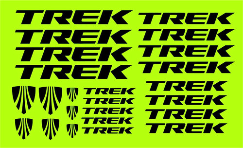 Black trek frame - black,