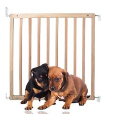 Bettacare Wooden Dog Stair Gate, Simply Secure Gate, Natural, 72cm - 79cm