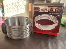 Tortaszeletelö adjustable Cake Slicer, Round Layer Cutter, Leveler 15-20cm Steel