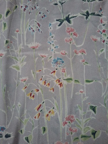Pale grey floral - floral, liberty