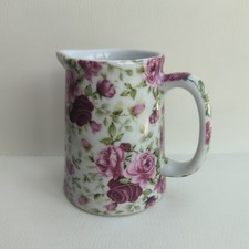 Ironstone Staffordshire Rose Floral Vintage small 9cm Jug Pitcher